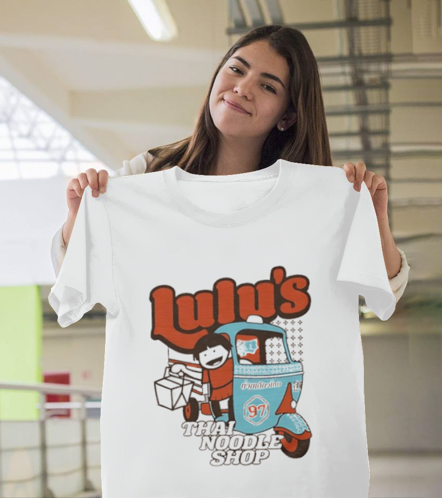Lulu's Thai Noodle Shop Tuk Tuk Cartoon 97 T-Shirt
