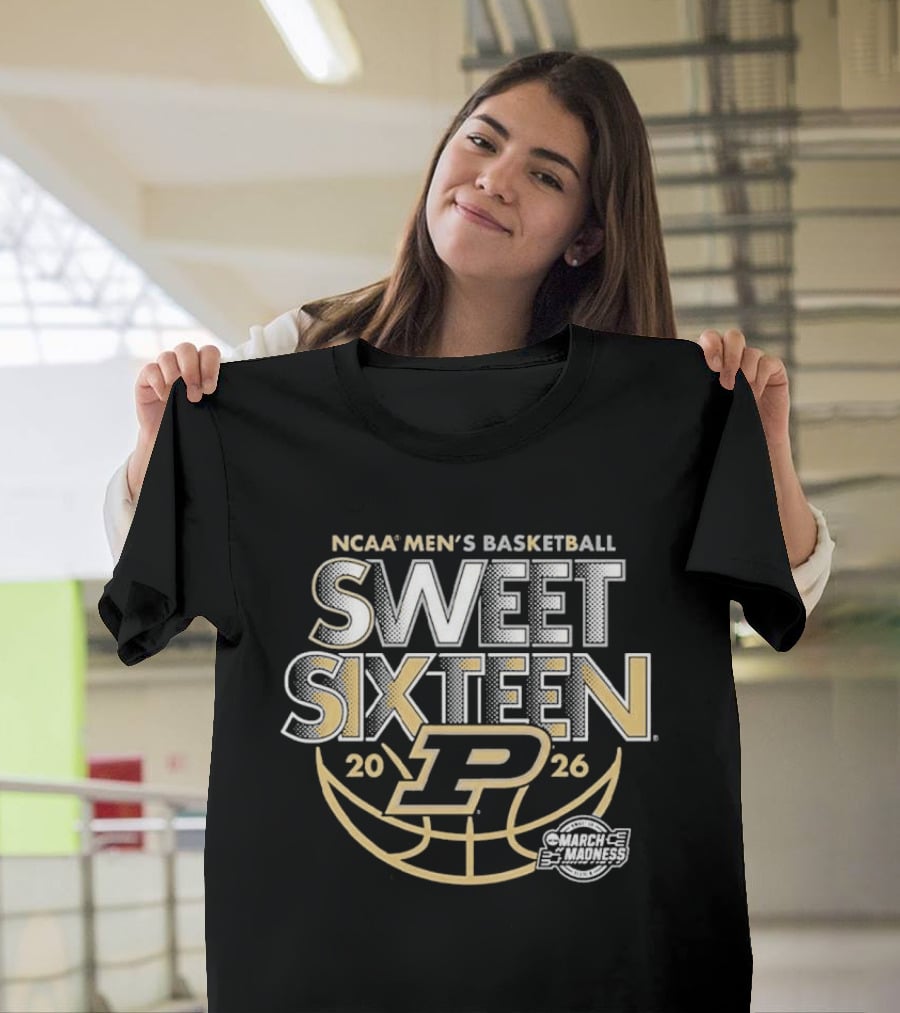 Purdue Boilermakers NCAA Men's Basketball 2026 Sweet 16 March Madness T-Shirt