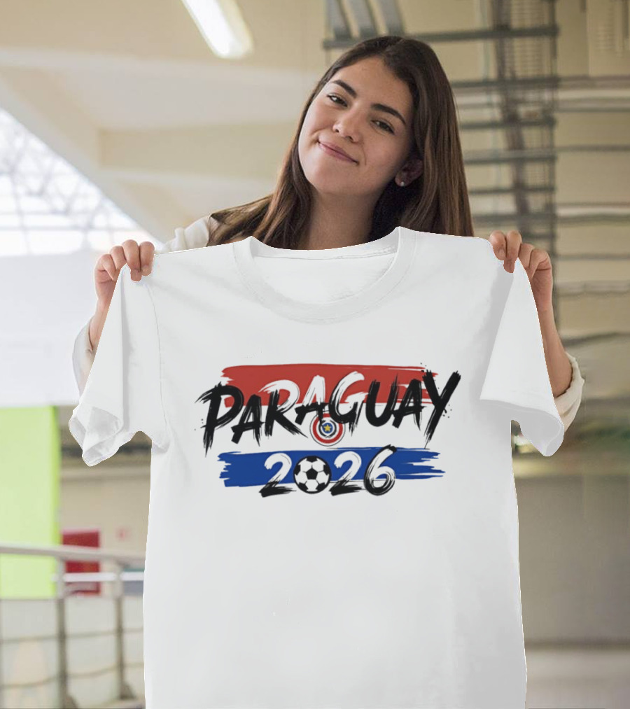 Paraguay 2026 World Cup Soccer Team Fan Gear T-Shirt