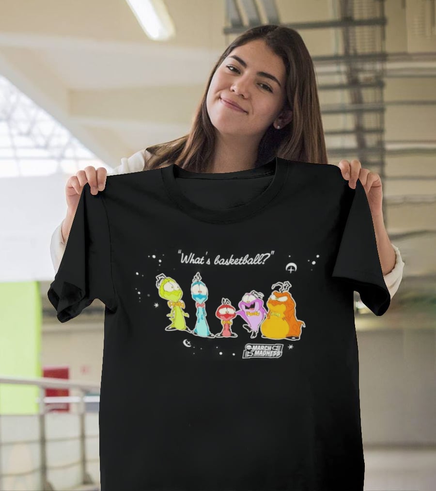 March Madness Cartoon Characters With Bowties And Unique Expressions T-Shirt