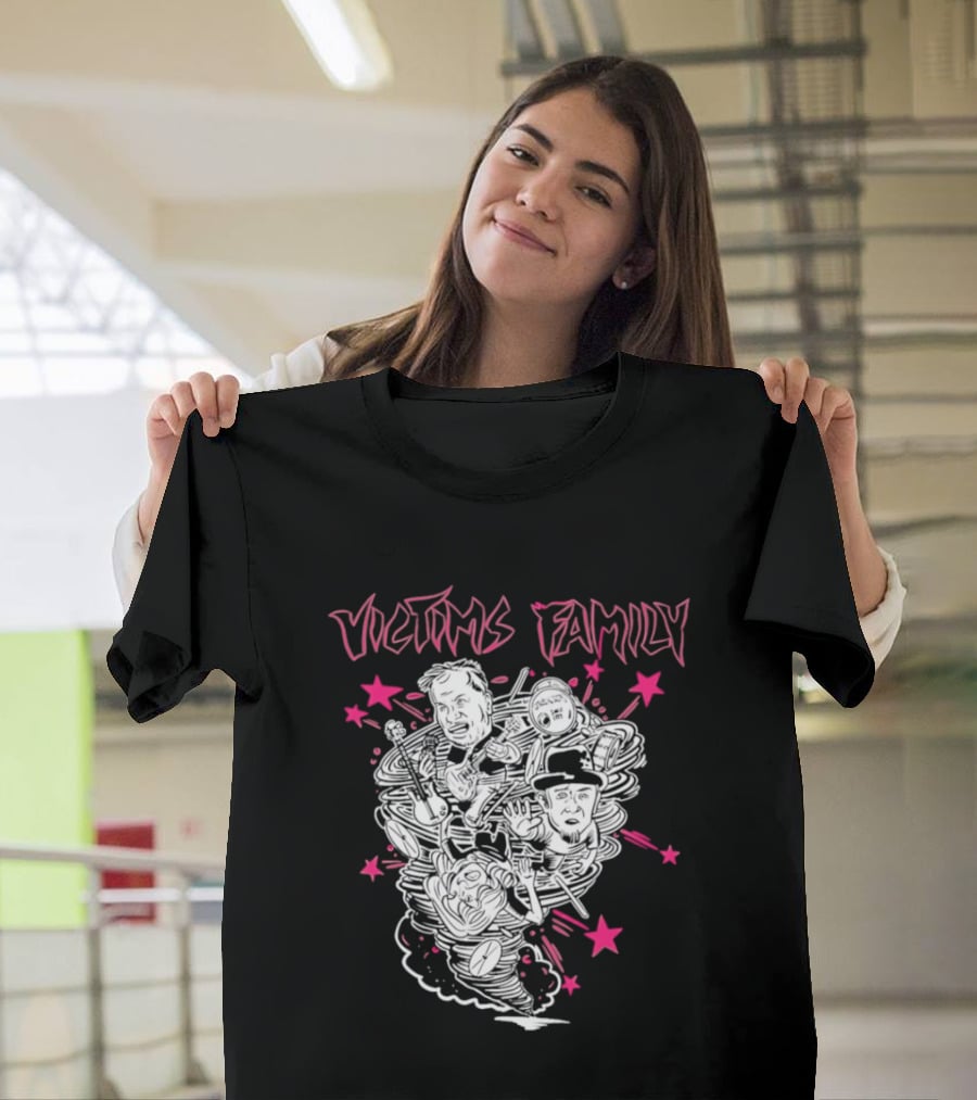Victims Family Rock Band Tornado With Stars T-Shirt