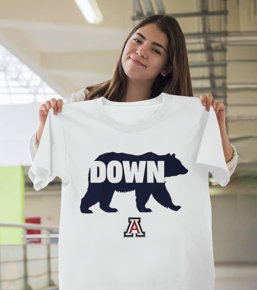 Arizona Wildcats Bear Down Basketball A T-Shirt