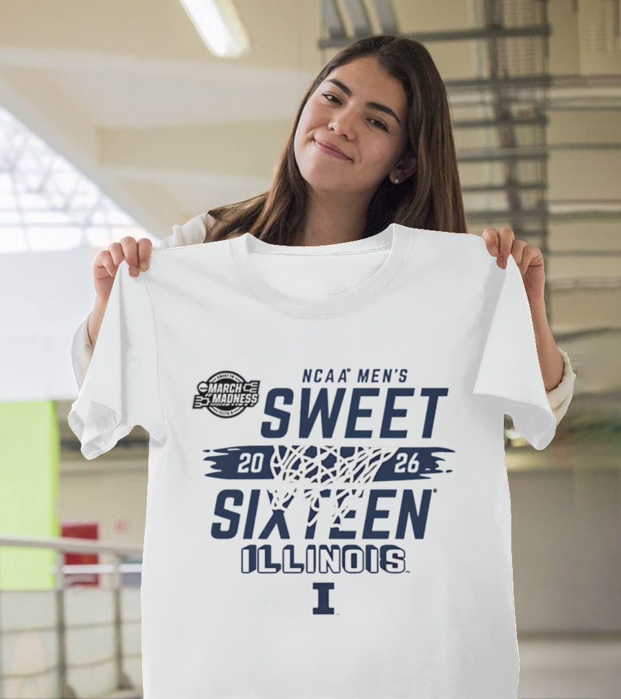 NCAA Men's March Madness 2026 Sweet Sixteen Illinois I T-Shirt