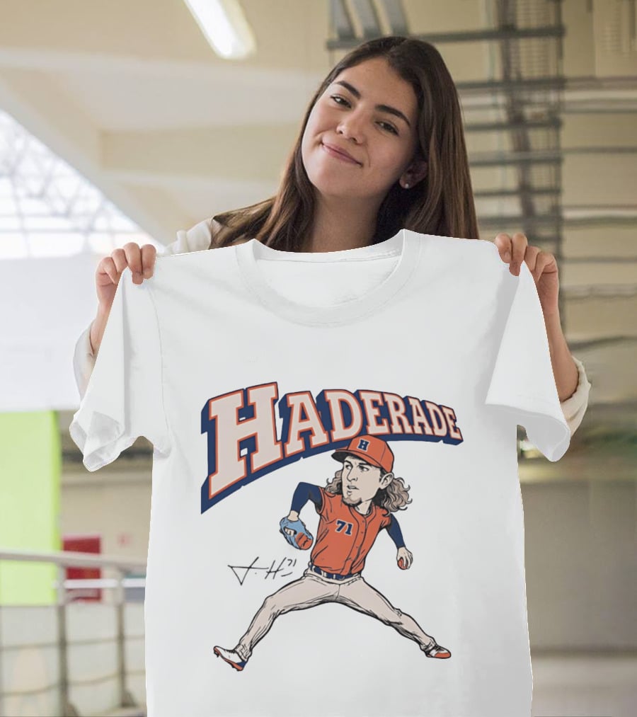 Haderade Josh Hader Houston Astros Caricature 71 T-Shirt