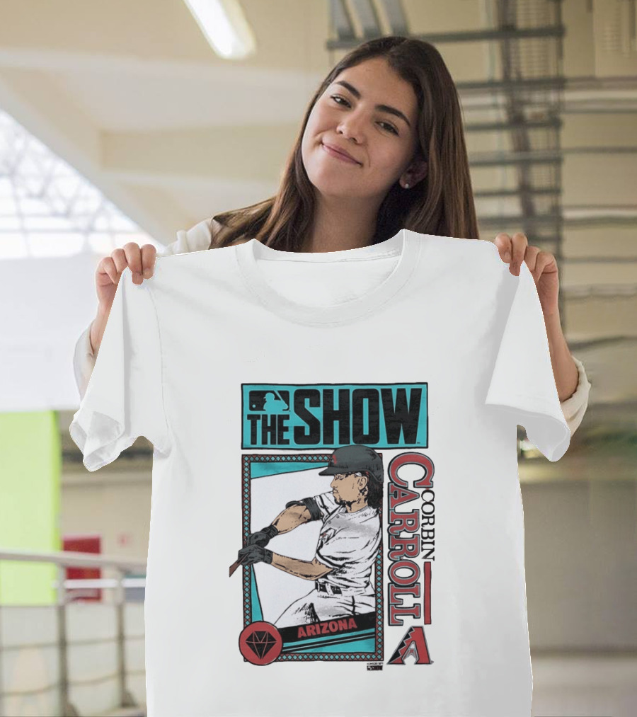 MLB The Show Corbin Carroll Arizona Diamondbacks Baseball Player T-Shirt
