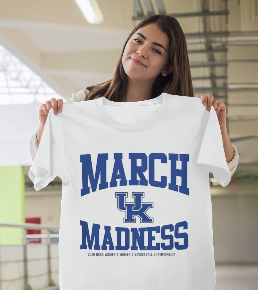 2026 NCAA Women's Basketball March Madness Kentucky Wildcats Championship T-Shirt