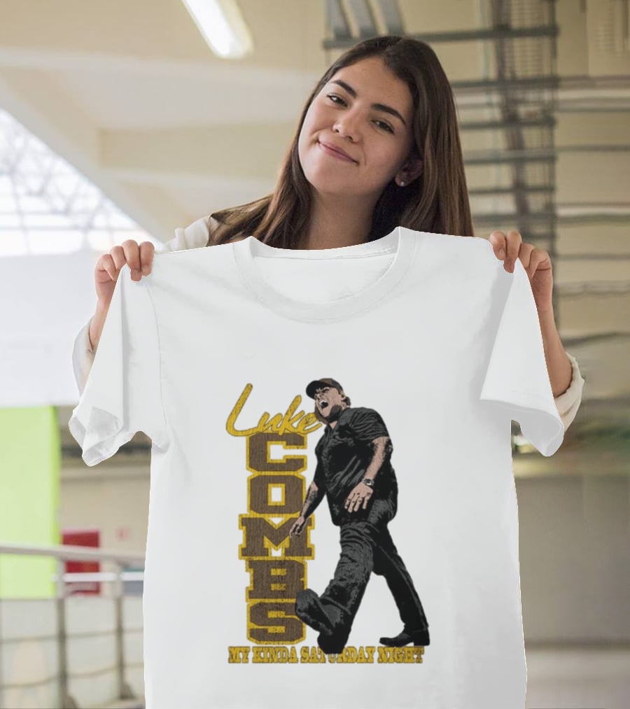Luke Combs My Kinda Saturday Night Tour 2026 Sideline Collection T-Shirt