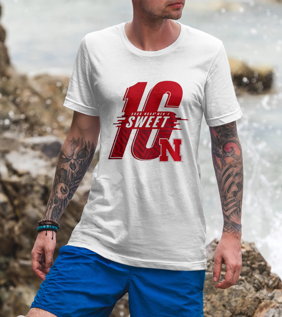 2026 NCAA Men's Sweet 16 Nebraska Huskers Basketball T-Shirt