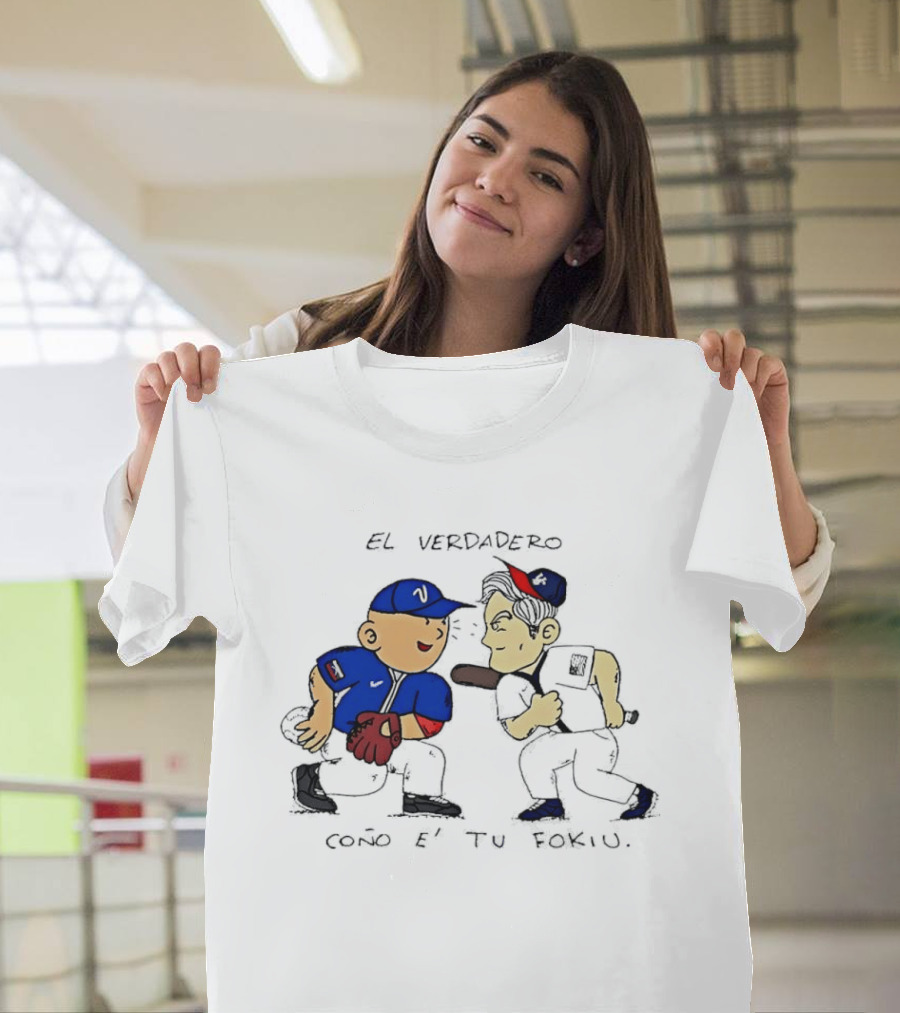 Venezuela Vs USA Baseball El Verdadero Cono C U Boniku T-Shirt
