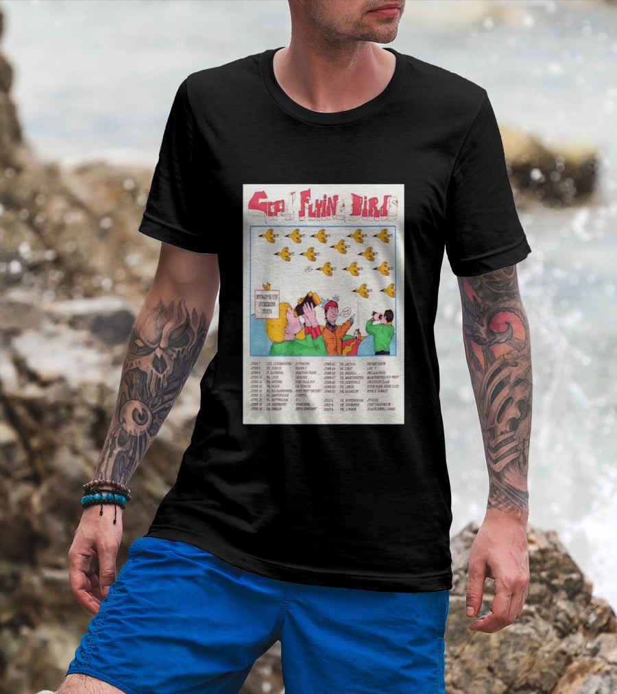 Good Flying Birds Europe UK Summer Tour 2026 Concert Dates T-Shirt