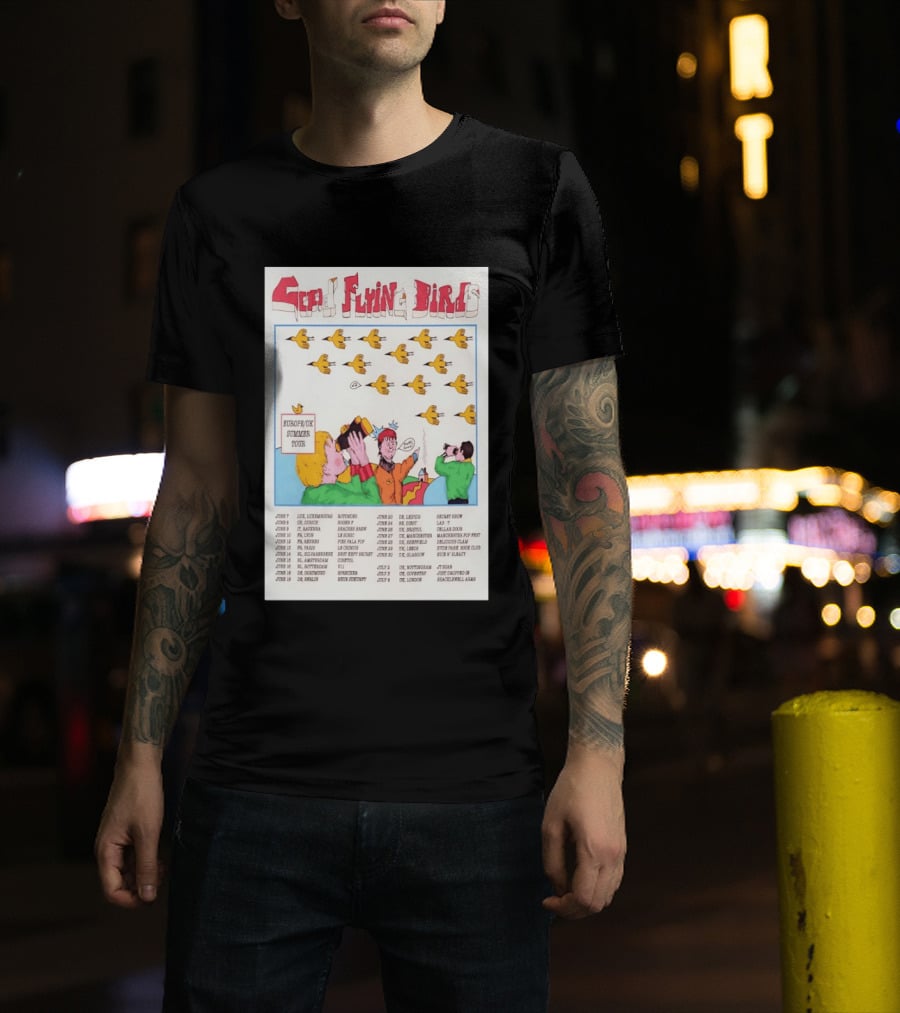 Good Flying Birds Europe UK Summer Tour 2026 Concert Dates T-Shirt