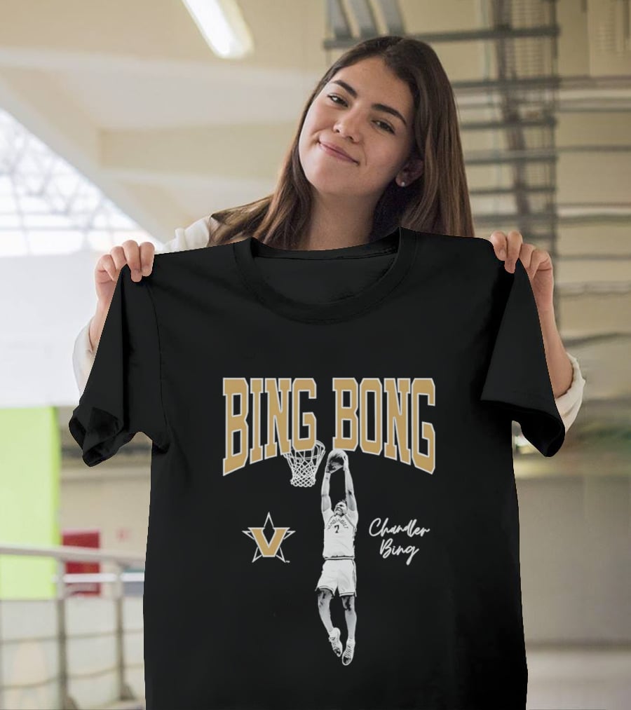Chandler Bing Bong Vanderbilt Commodores Basketball Dunk T-Shirt