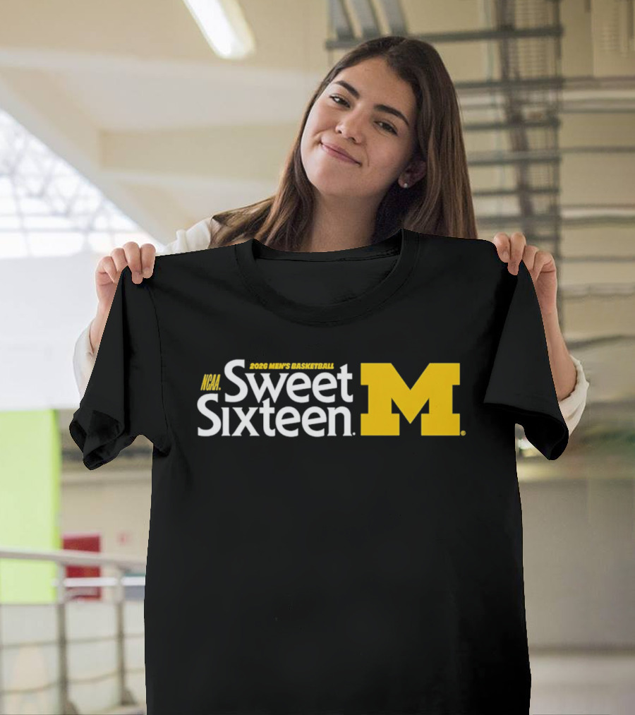 2026 NCAA Men's Basketball Sweet Sixteen Michigan T-Shirt