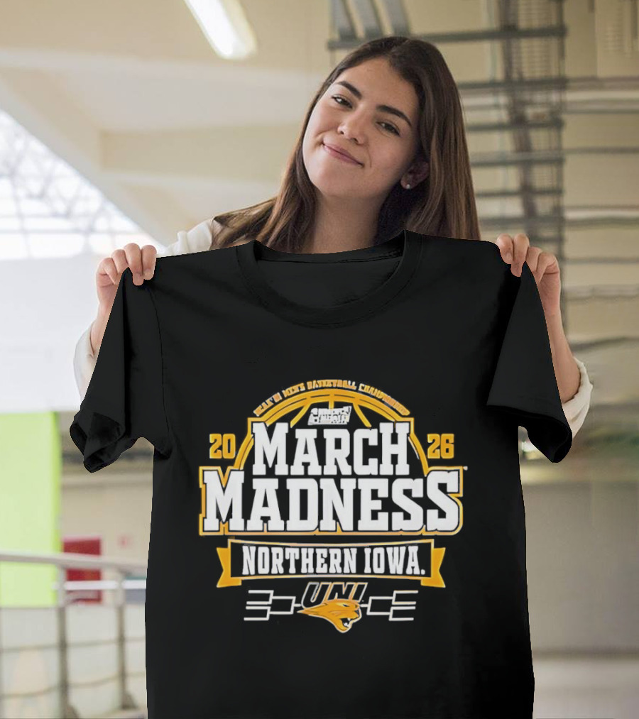 2026 March Madness Northern Iowa Panthers UNI Basketball T-Shirt