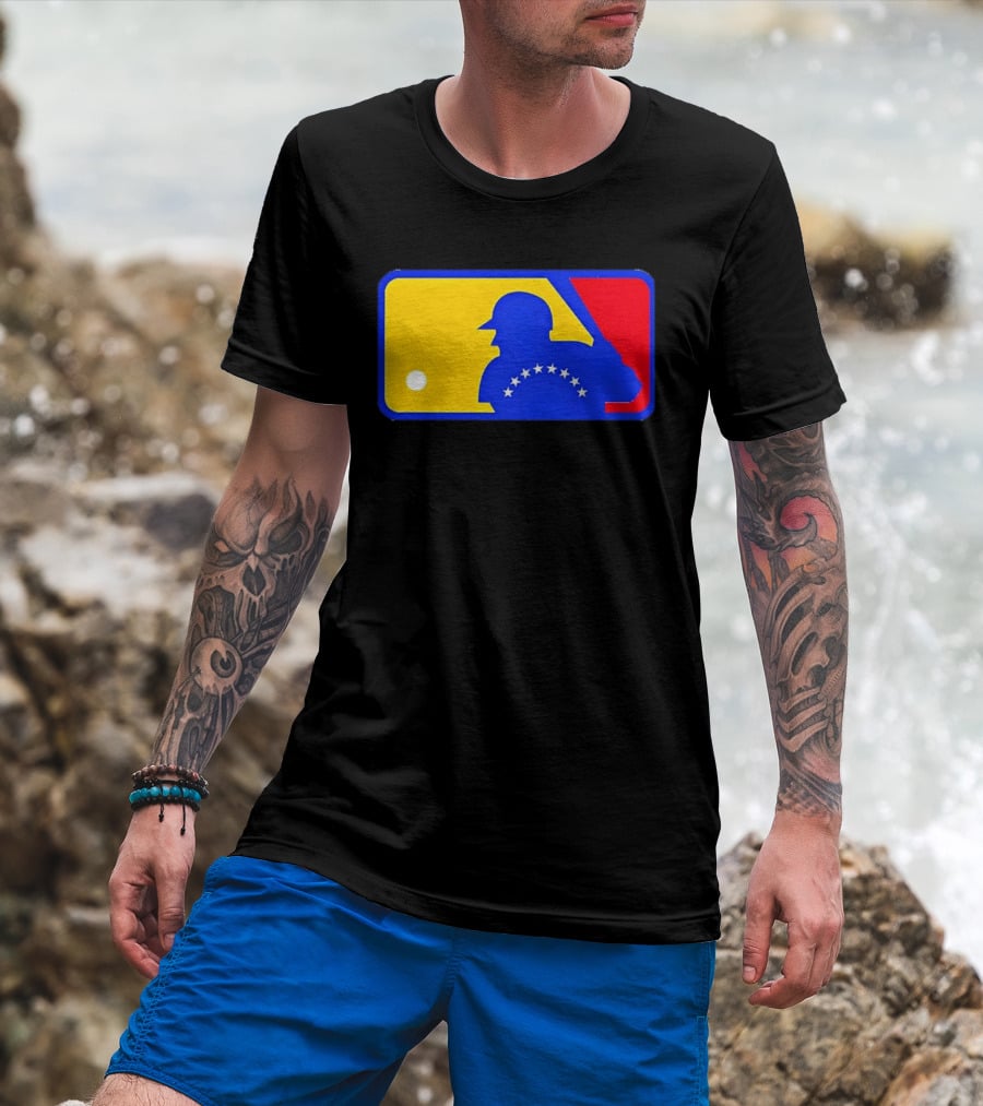 Stars And Bars Baseball T-Shirt