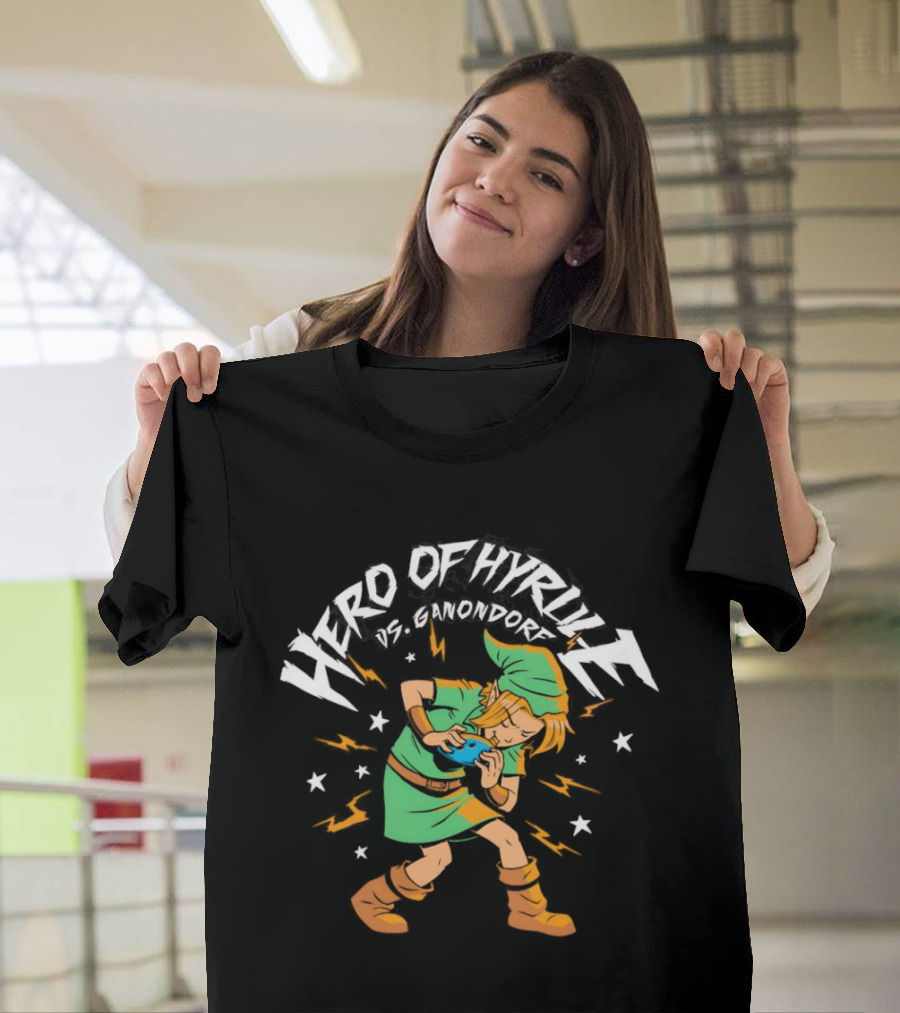 Hero Of Hyrule Legend Of Zelda Retro Gaming T-Shirt