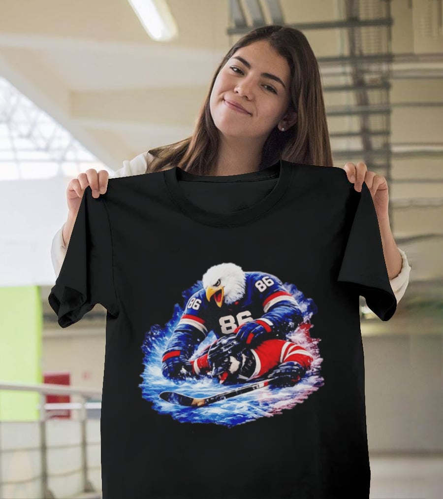 USA Vs Canada Hockey 2026 Eagle Clash T-Shirt