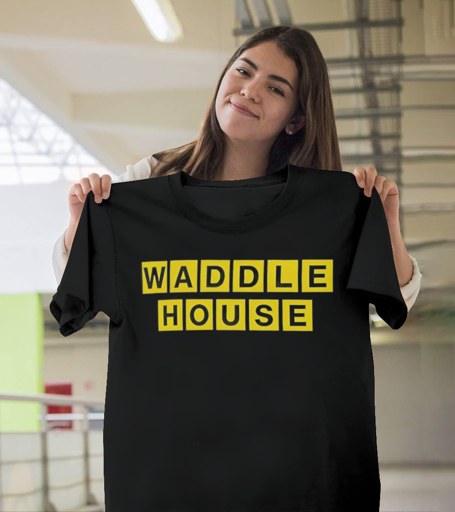 Waddle House Yellow Block Letters T-Shirt