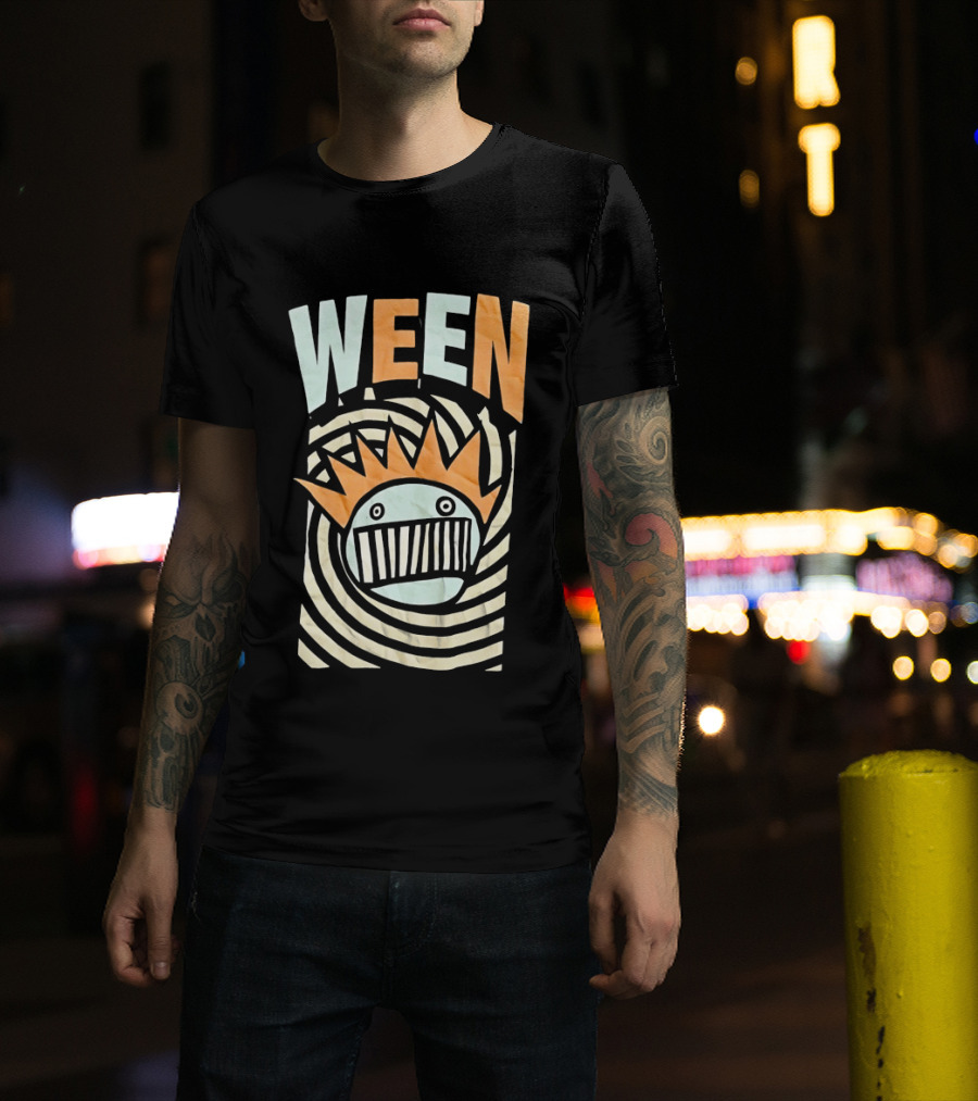 Ween 2017 Tour Boognish Icon Spiral T-Shirt