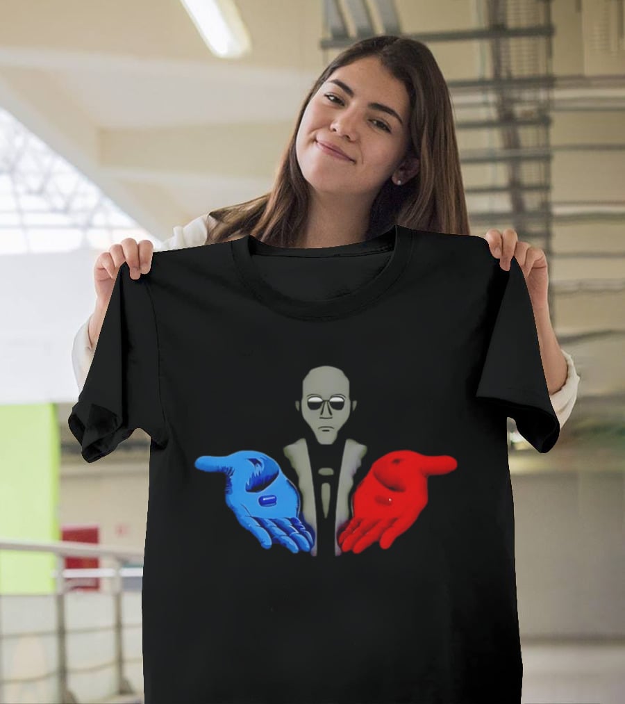 Morpheus Neo Red Pill Blue Pill 1999 Matrix T-Shirt