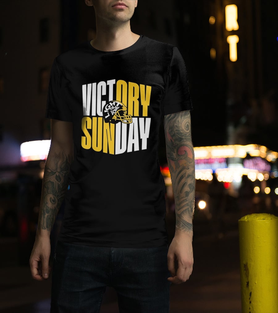 Victory Sunday Light The Dome Helmet T-Shirt