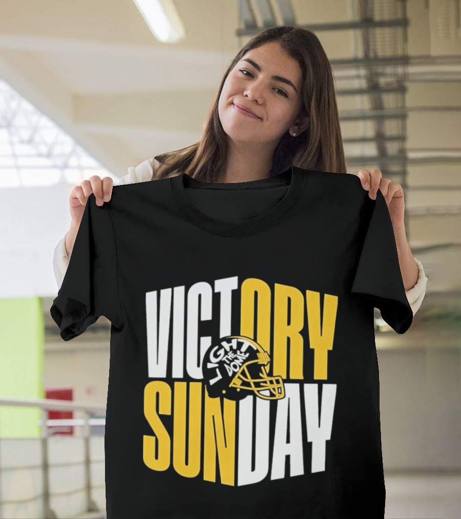 Victory Sunday Light The Dome Helmet T-Shirt
