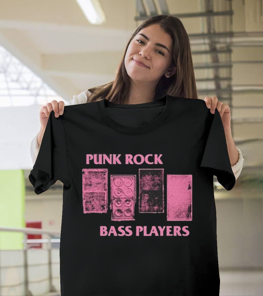 Punk Rock Bass Players Amplifier Speaker Stacks T-Shirt