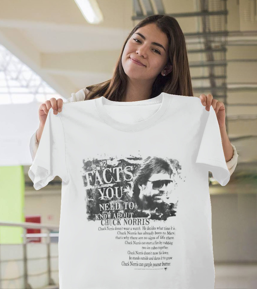 Chuck Norris Facts You Need To Know About Iconic Humor Legend T-Shirt