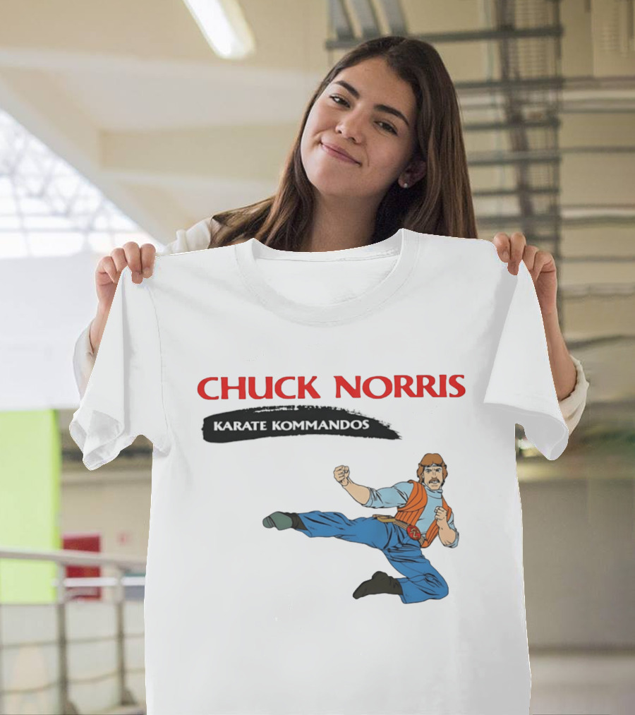 Chuck Norris Karate Kommandos 80s Cartoon Martial Arts Adventure T-Shirt