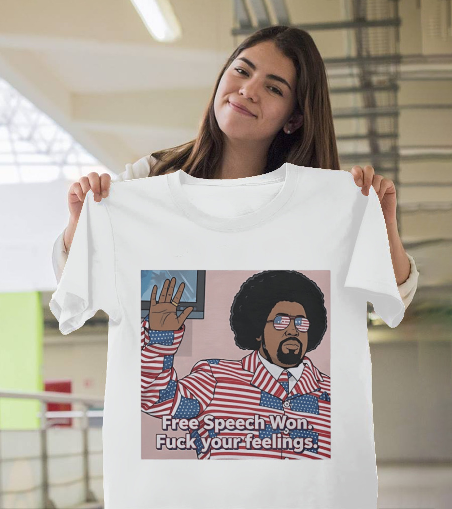 USA Flag Free Speech Won Fck Your Feelings Patriotic T-Shirt
