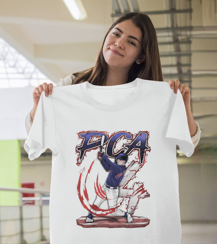 PCA Player Of 4 Philadelphia Phillies Baseball 2026 Batter Stance Action T-Shirt