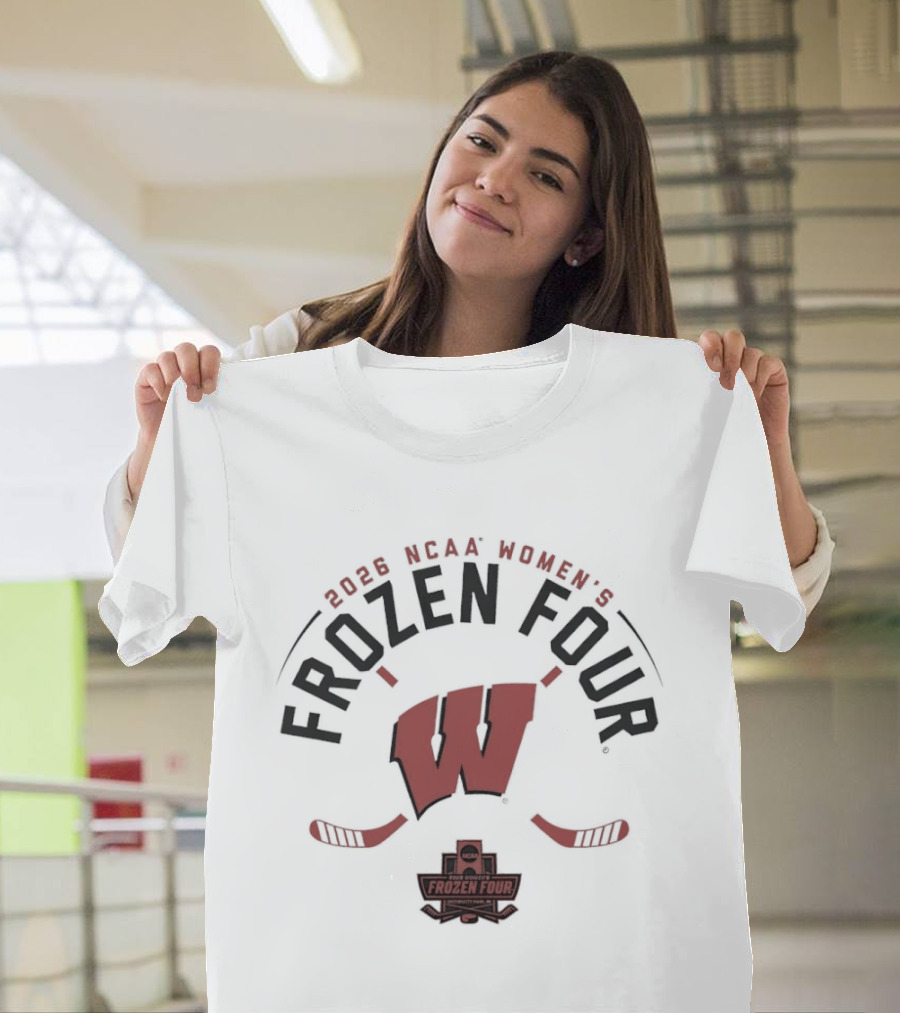 2026 NCAA Women's Frozen Four Wisconsin Badgers Hockey T-Shirt