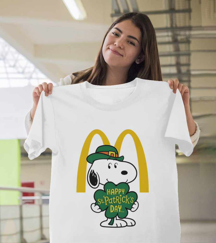 McDonald's Snoopy Happy St. Patrick's Day 2026 Collaboration T-Shirt