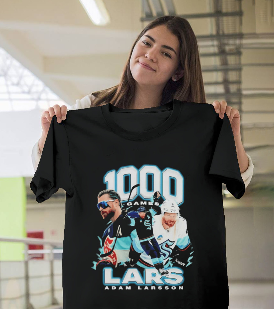 Adam Larsson 1000 Games Lars Hockey Milestone T-Shirt