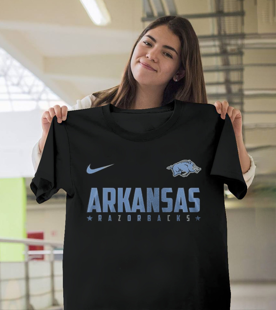 Nike Arkansas Razorbacks 250 Years Anniversary United States Navy T-Shirt