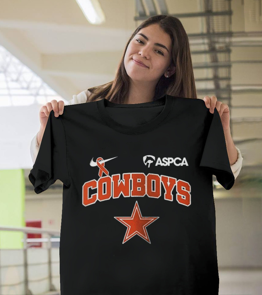 Cowboys ASPCA Animal Guardian Prevention Of Cruelty Awareness Month T-Shirt