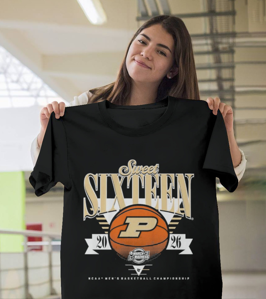 Purdue Boilermakers Basketball Sweet Sixteen 2026 T-Shirt