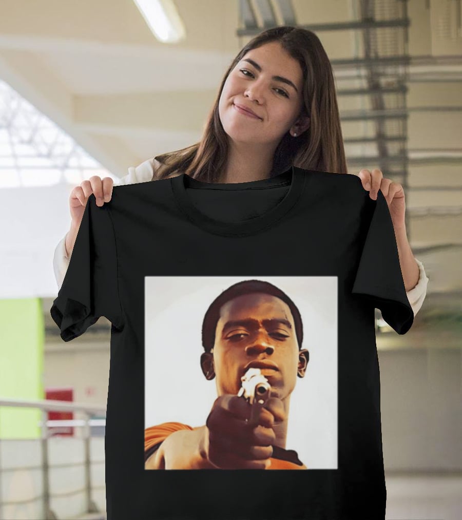 Snowfall TV Series 2017 Damson Idris Character With Gun T-Shirt