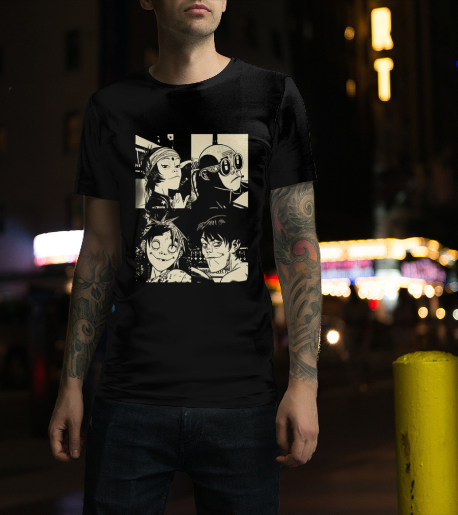 Gorillaz The Mountain Tour 2023 Dates And Locations Vintage Band T-Shirt