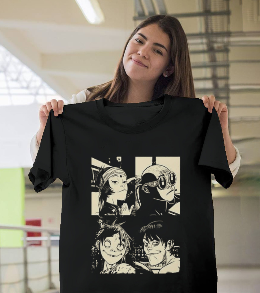Gorillaz The Mountain Tour 2023 Dates And Locations Vintage Band T-Shirt