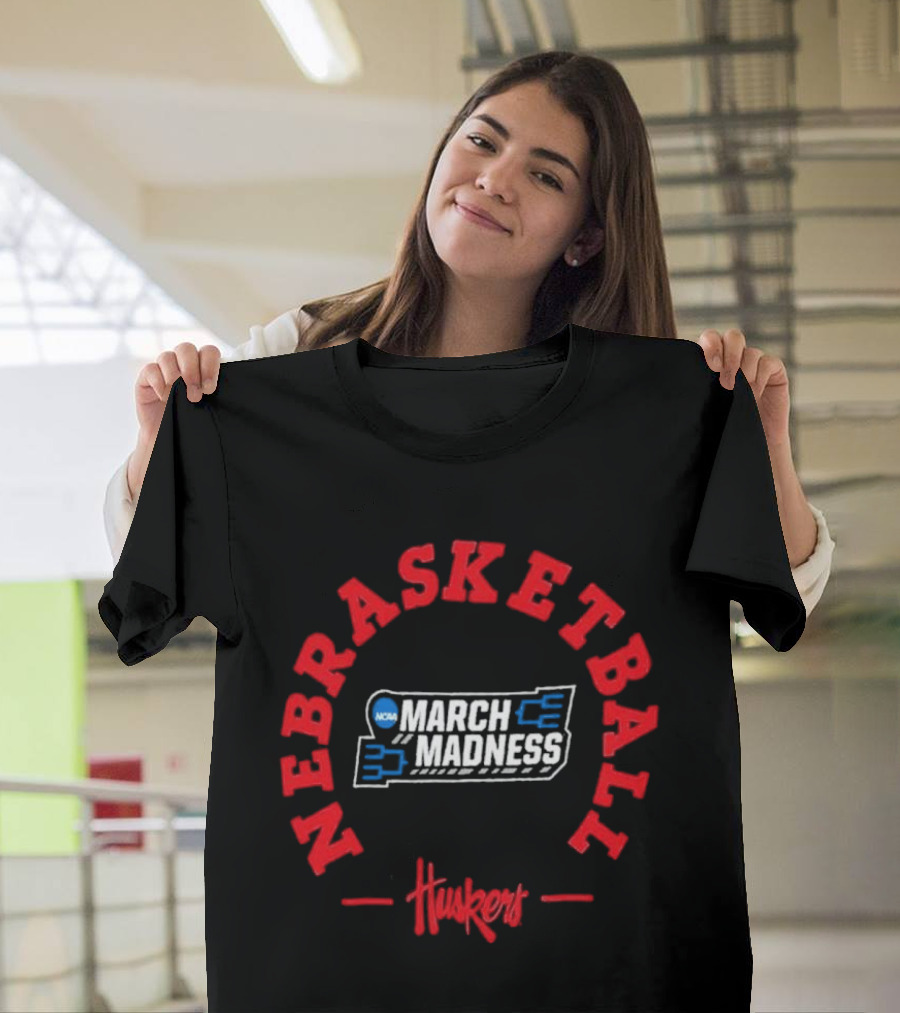 Nebrasketball NCAA Huskers March Madness 2026 T-Shirt
