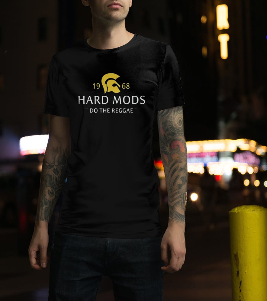 1968 Hard Mods Do The Reggae Spartan Helmet T-Shirt