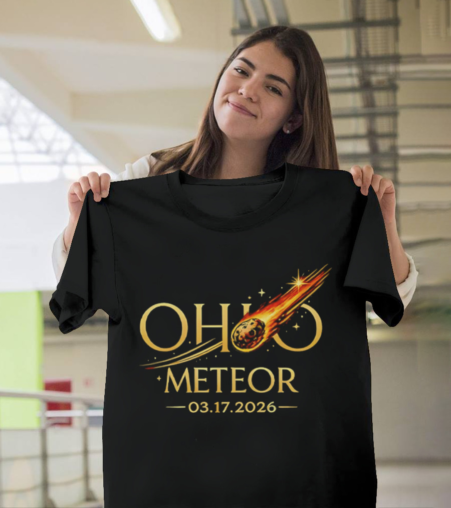 Ohio Meteor 03 17 2026 Impact Event Prediction T-Shirt