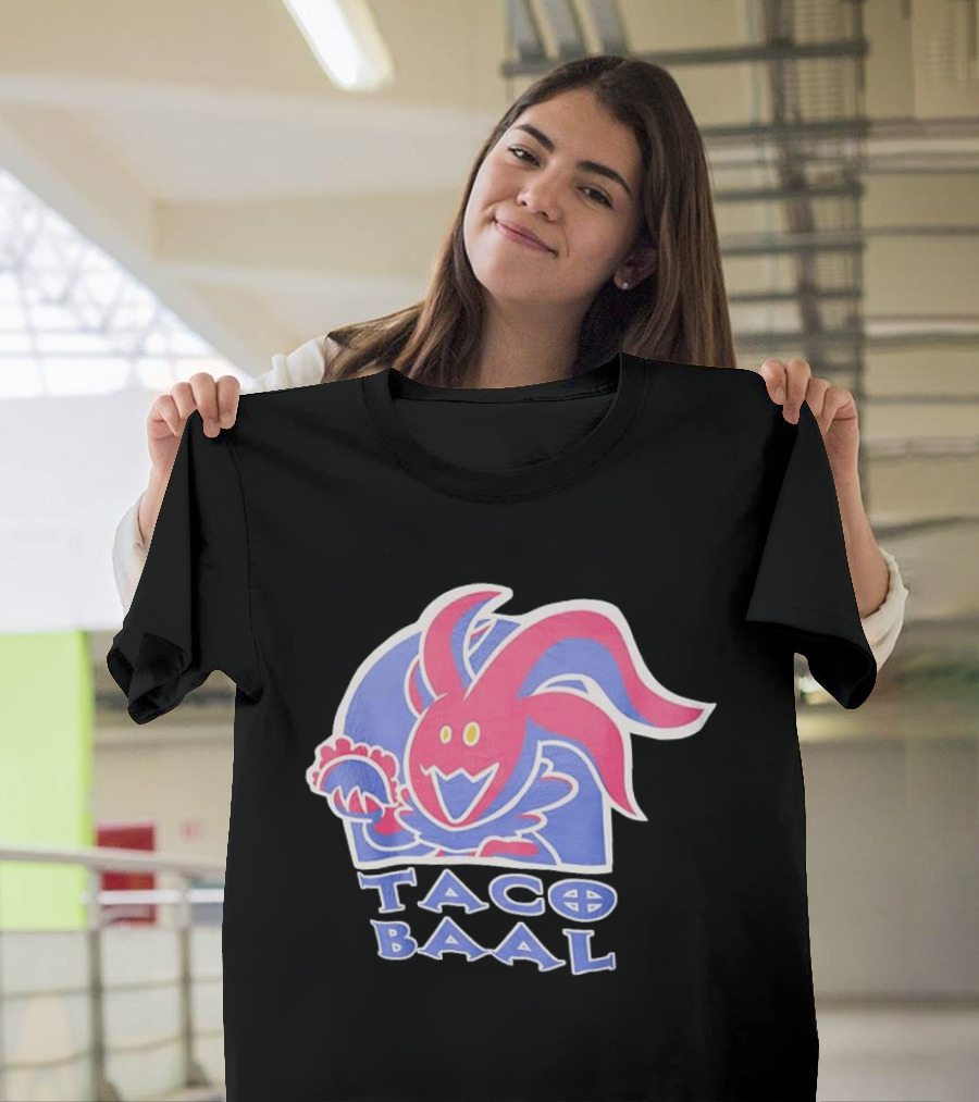 Taco Baal Jester Demon Holding Taco T-Shirt