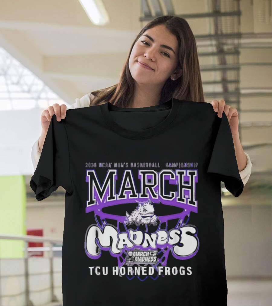 2026 NCAA Men's Basketball Championship March Madness TCU Horned Frogs T-Shirt