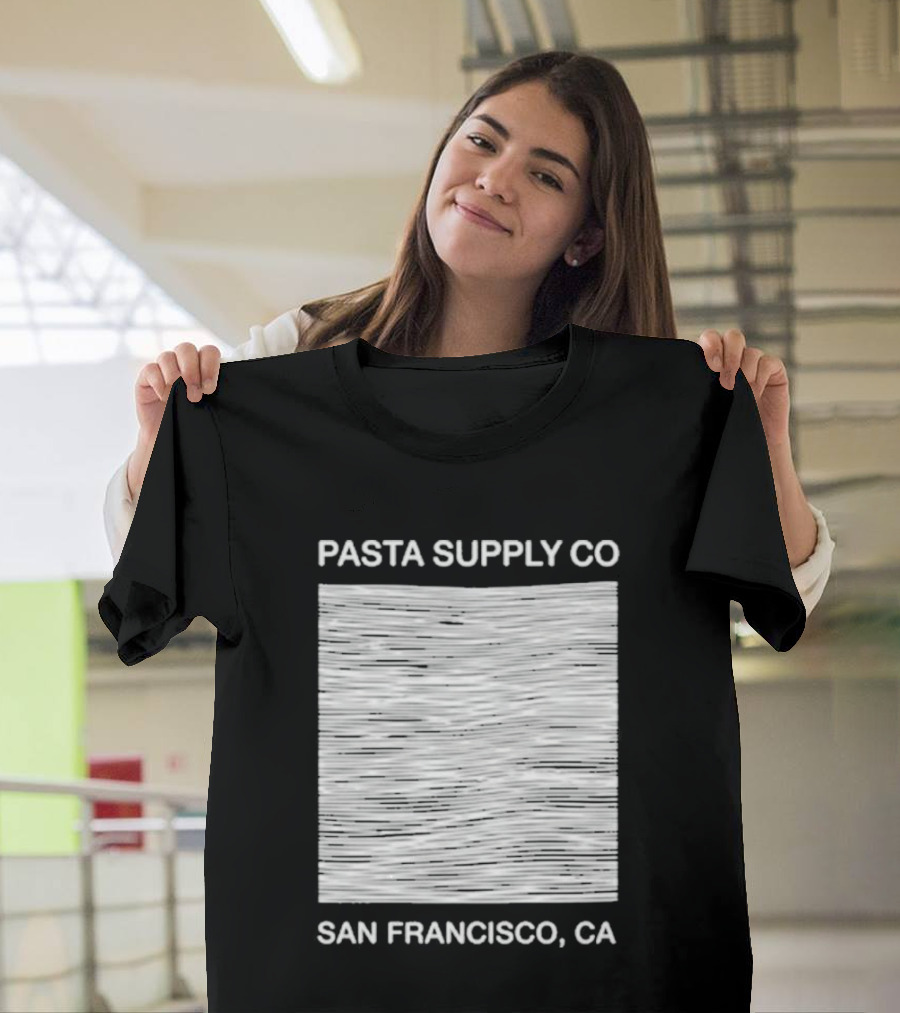 Pasta Supply Co San Francisco CA Unknown Pleasures T-Shirt