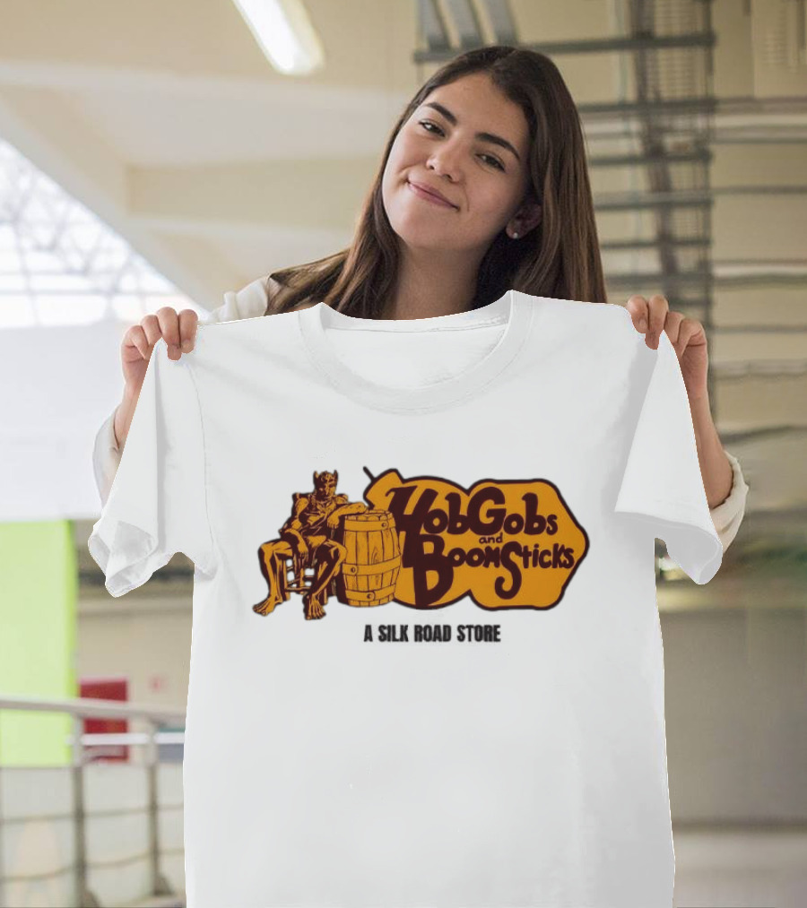 HobGobs And Boom Sticks A Silk Road Store Mythical Goblin Barrel T-Shirt
