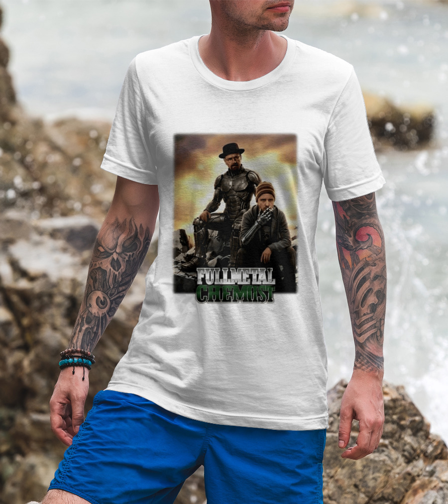 Bryan Cranston Jesse Pinkman Fullmetal Chemist T-Shirt