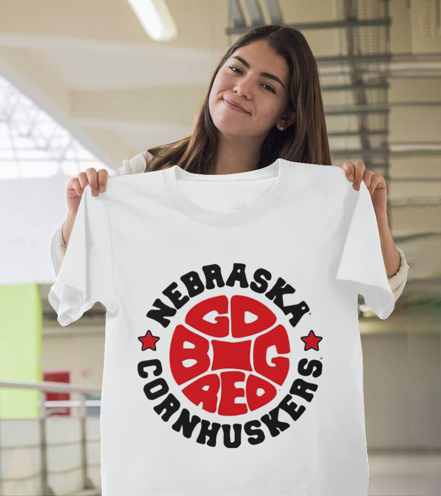 Nebraska Cornhuskers Big Red GD Basketball 1970s T-Shirt