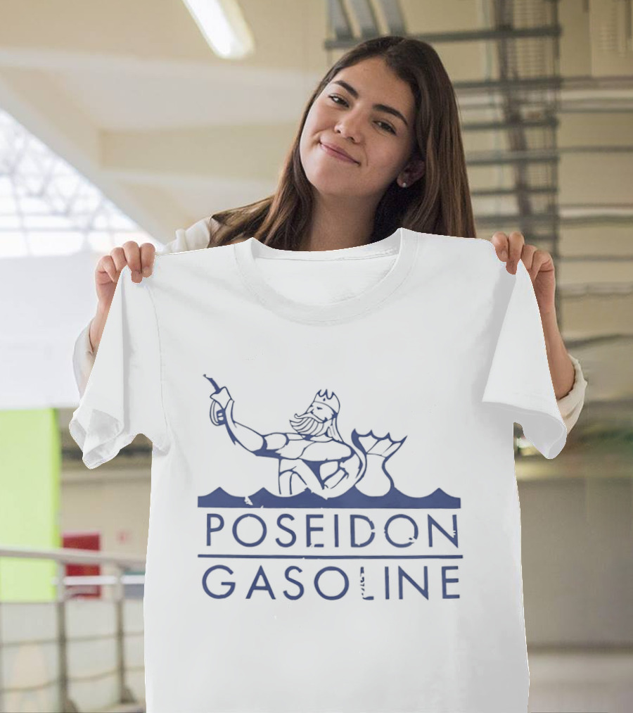 Poseidon Gasoline Mythical Sea God Branding Pseudonym Gasoline T-Shirt